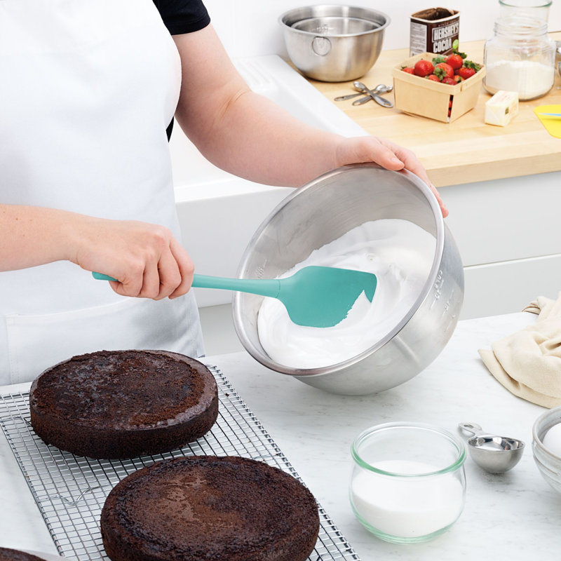 Tovolo Flex-Core® All Silicone Spatula, Light Aqua