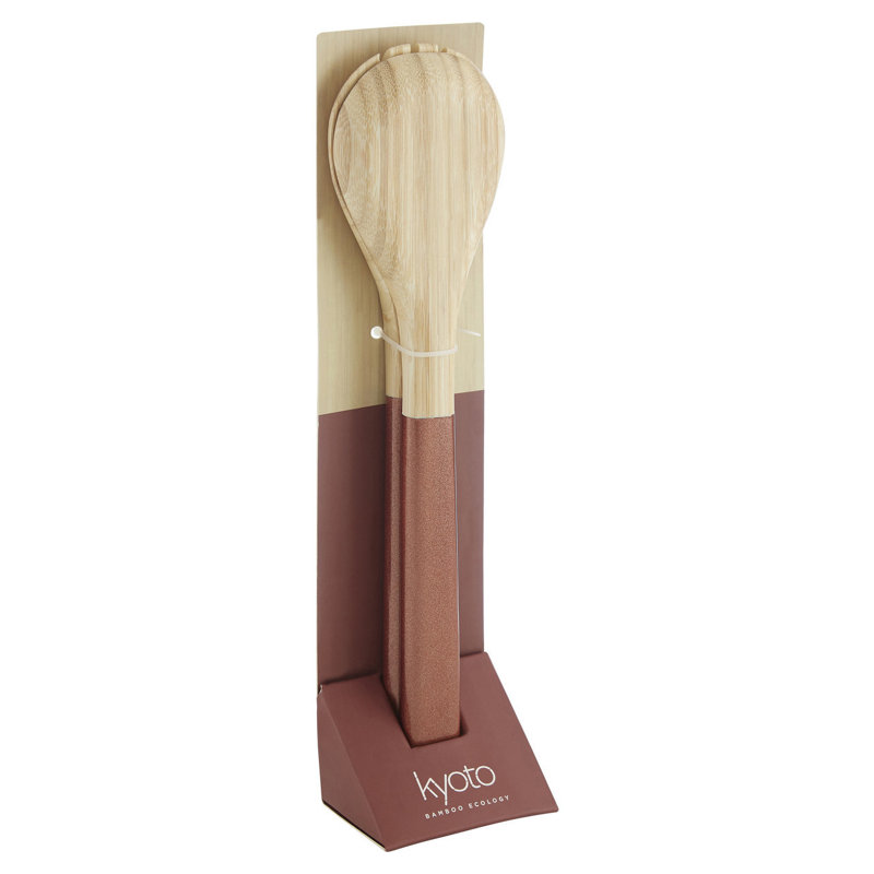 Annaliese Salad Servers, Rose Gold