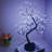 108 Led Tabletop Tree Light Led Desk Lamp Artificial Tree For Home Office Decorative Branches For Party Halloween Holiday Battery USB Operated Bonsai With Timer(Cool White)