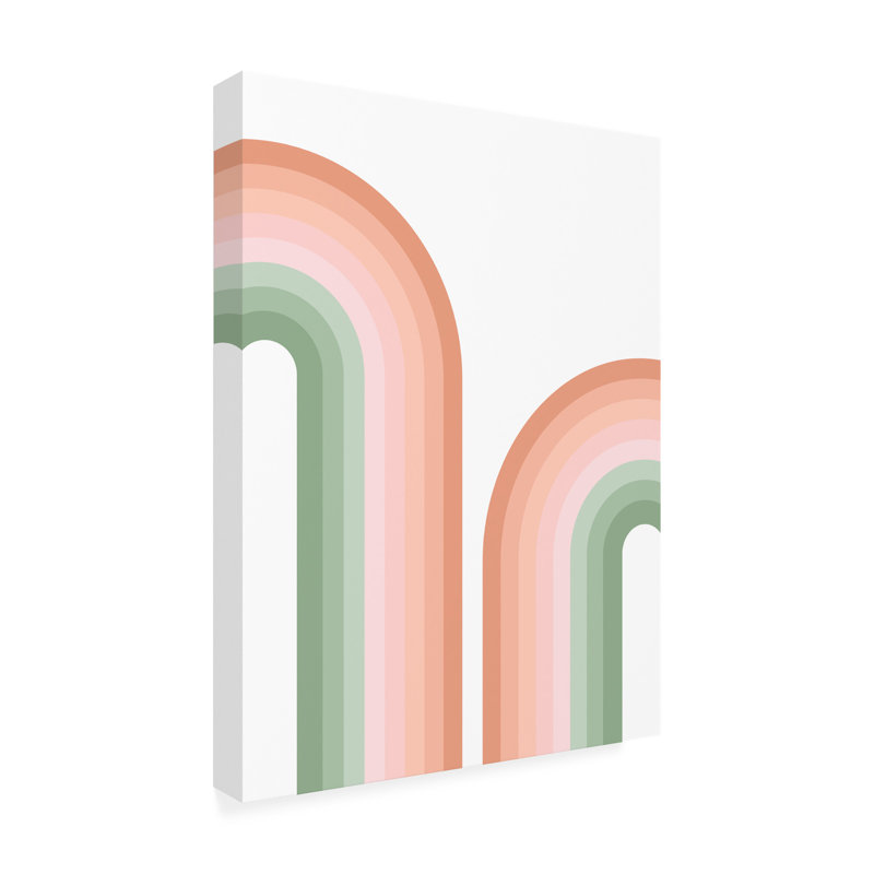 Bolog Elena Ristova Aspectratio Pinkgreen32 Canvas Art, 35" H x 47" W