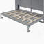 Lit escamotable double pleine grandeur, gris-1896056638-1896056639