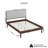 Rubberwood Platform Bed, Queen