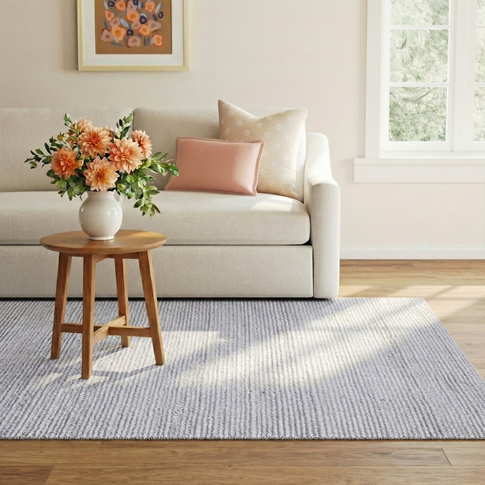 Danberry Hand-Tufted Wool Shag Rug, Rectangle 8 x '10'