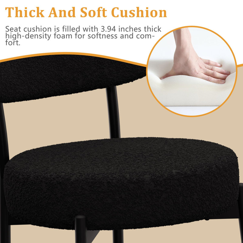 Arro Modern Bar Stools , Black
