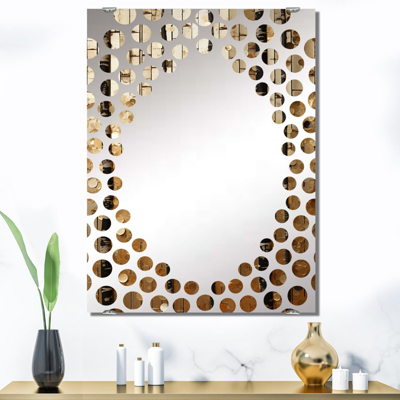 Miroir mural Clayborne - Abstract Botanicals MIR132666, 40 po x 30 po