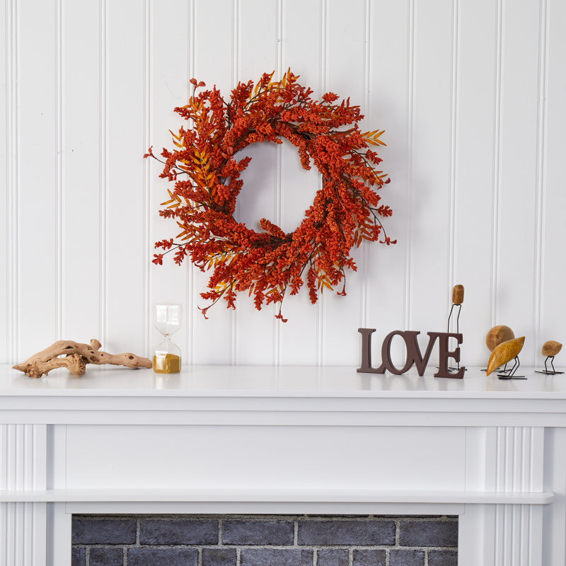 Faux Polyester 18'' Wreath