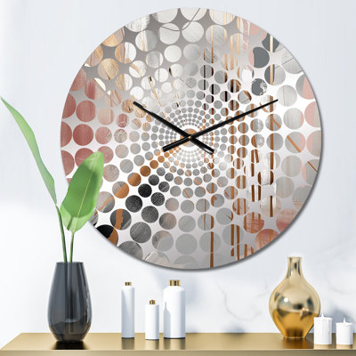 Tappahannock - Horloge murale abstraite en marbre