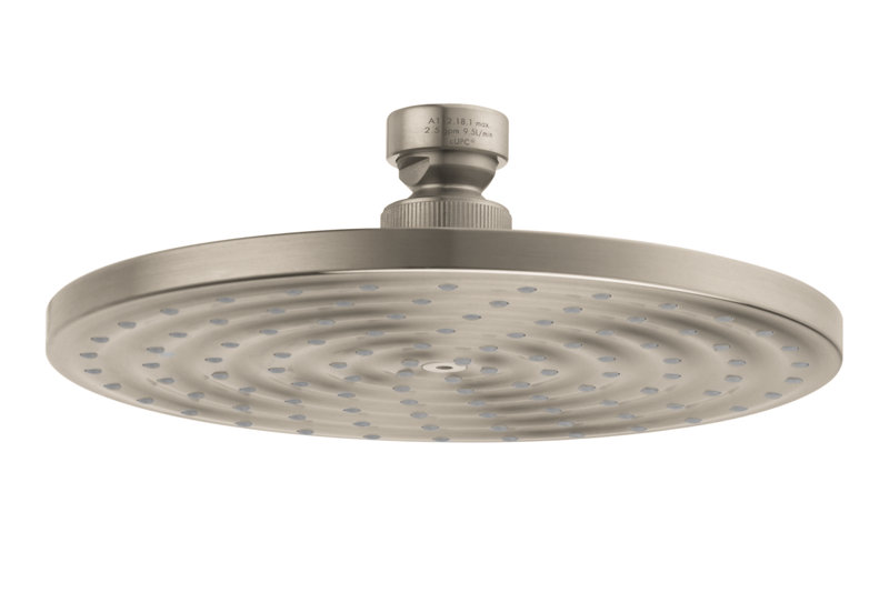 Raindance Downpour Rain Shower Head, Brushed Nickel