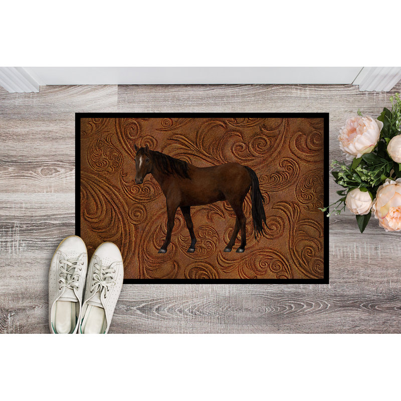 Petronela Non-Slip Indoor Doormat, Rectangle 2' x 3'