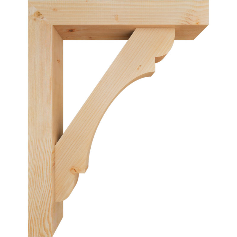 Support de bloc olympique avec entretoise décalée, 34 x 26, Sapin Douglas de l 5 1/2 po (lisse)