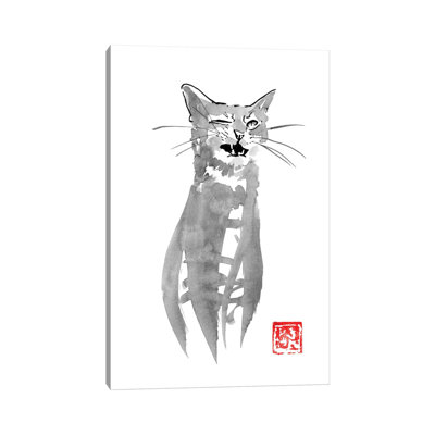 Blinking Cat 1 Piece Painting on Canvas