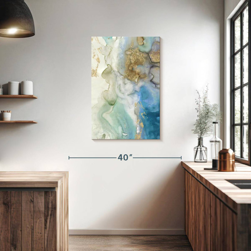 Avery Emerald Pool I, 36" H x 24" W