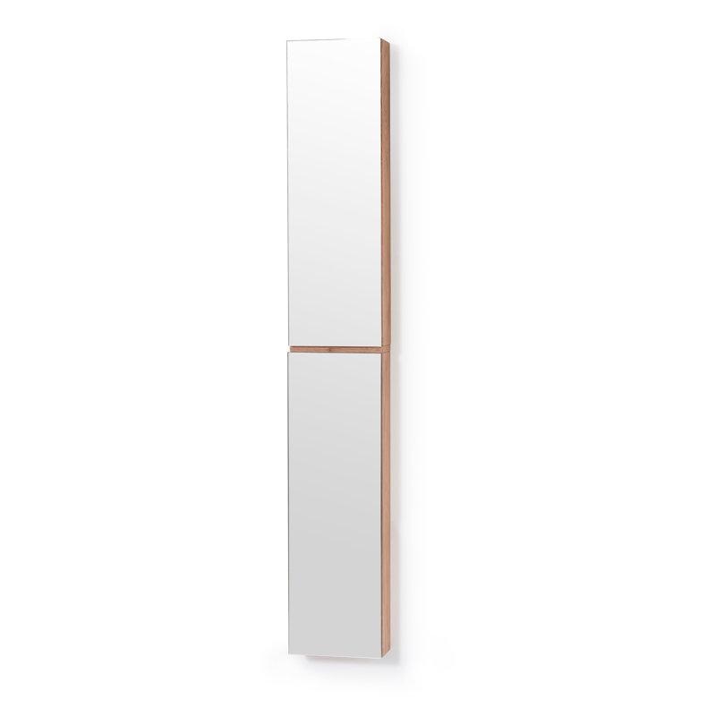 Zone 10'' W Mirrored Medicine Cabinet, Natural Oak