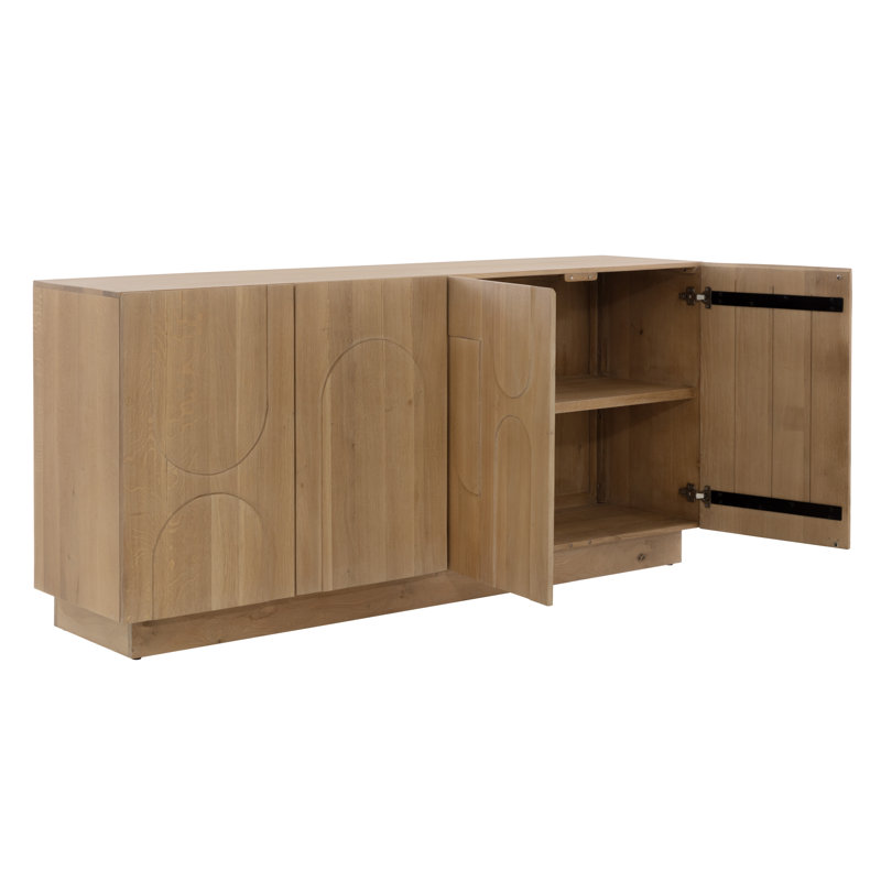 74'' W Solid Wood Sideboard