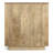 Lockhart 20"W Solid Mango Wood Contemporary Square End Table with Streamlined Silhouette