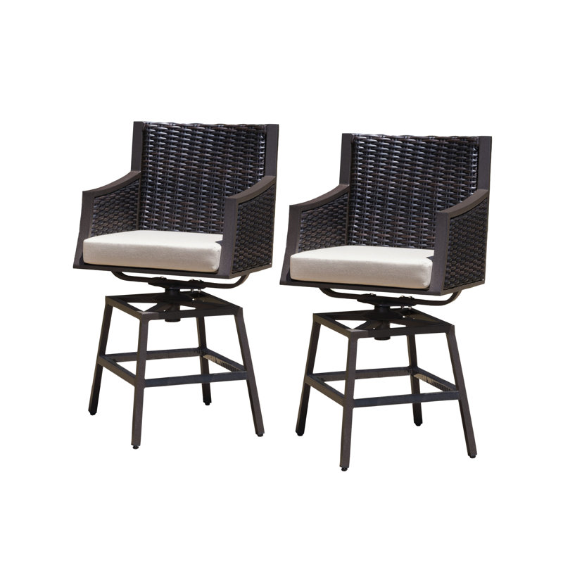 Patio Bar Stool with Cushion