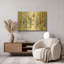 «Winter Birches» par Katrina Pete, art mural en métal doré, 36 po x 24 po-1731509035