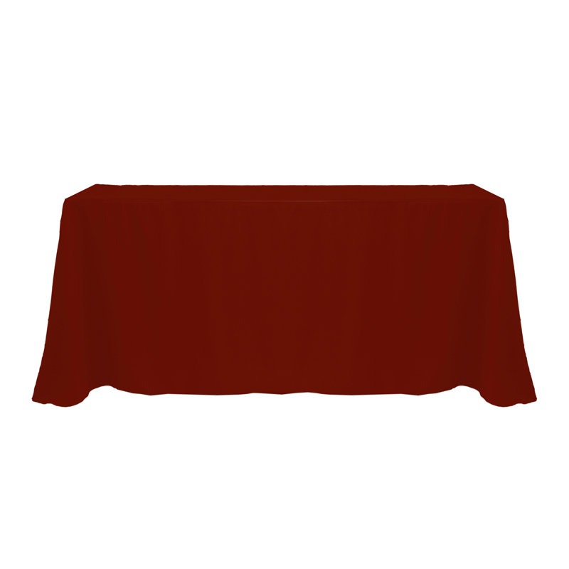 Nappe de couleur unie Solee, 108 po x 132 po, 1, Brique