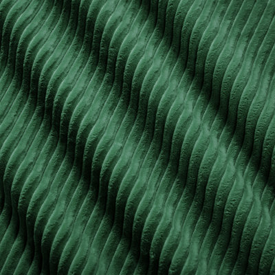 Repose-pieds en velours côtelé - vert
