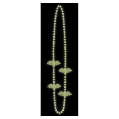 Halloween Glow In The Dark Bat Beads