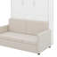 Grand lit escamotable avec coussin-413936241