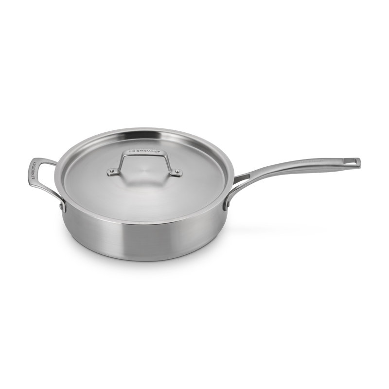 Le Creuset Essential Stainless Steel Sauté Pan, 4.6 Qt.