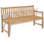 Yateley Solid Wood Teak Outdoor Bench-88360815