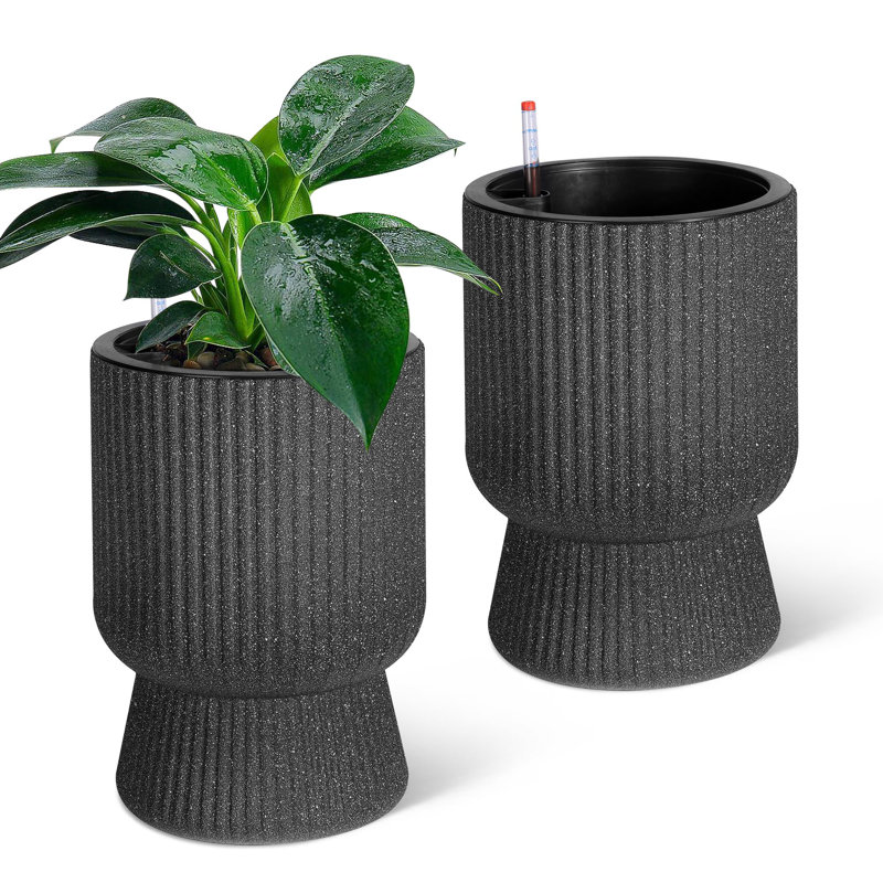Pots à fleurs 14,2 "2PCS