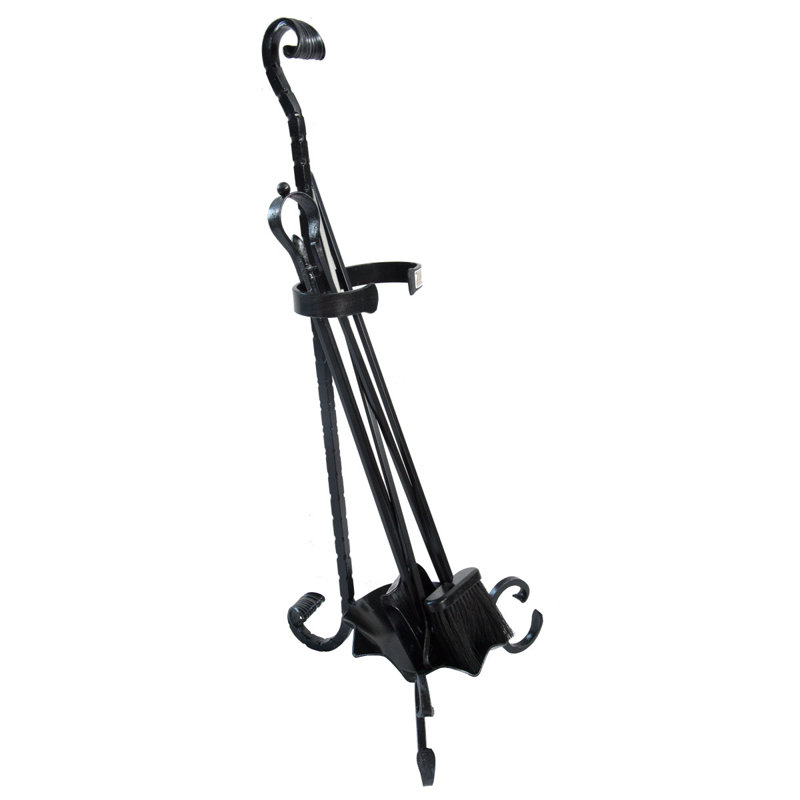 Ludie Iron Fireplace Tool Set