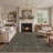 Agacha Vintage Distressed Persian Floral Machine Washable Grey / Green Indoor Area Rug with Non-Slip Backing-145015902