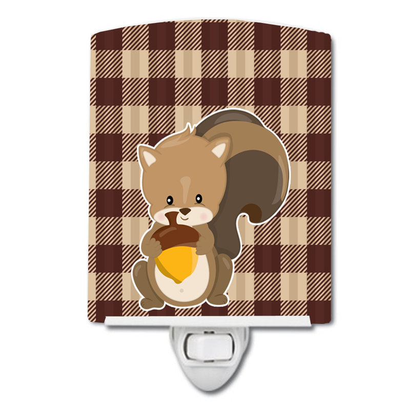 Squirrel Ceramic Night Light