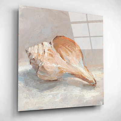 «Impressionist Shell Study III» par Ethan Harper - peinture sans cadre