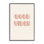 Giclée rétro rétro Good Vibes Peach, par Pooja Dave