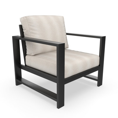 Dulcie Metal Outdoor Armchair with Sunbrella Cushions