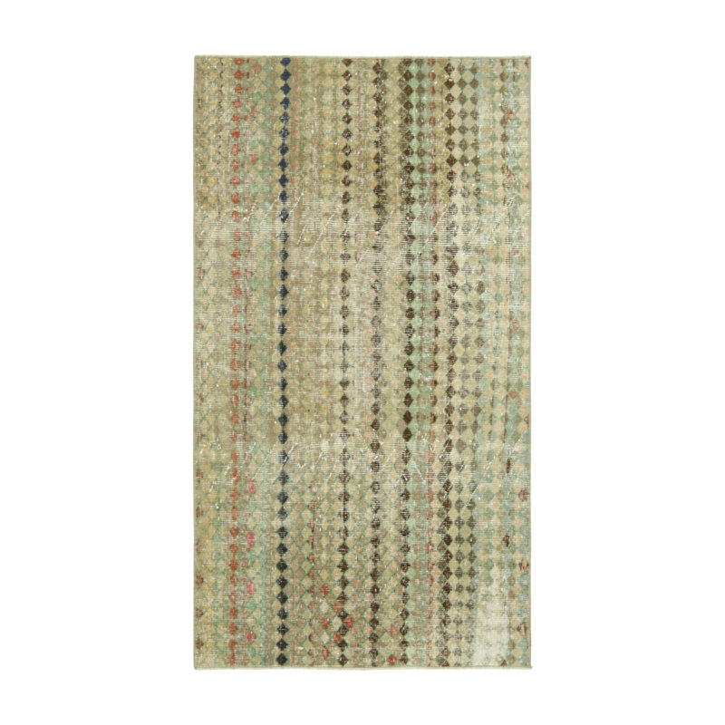 One-of-a-Kind 2’11”x5’3” Hand Knotted Area Rug