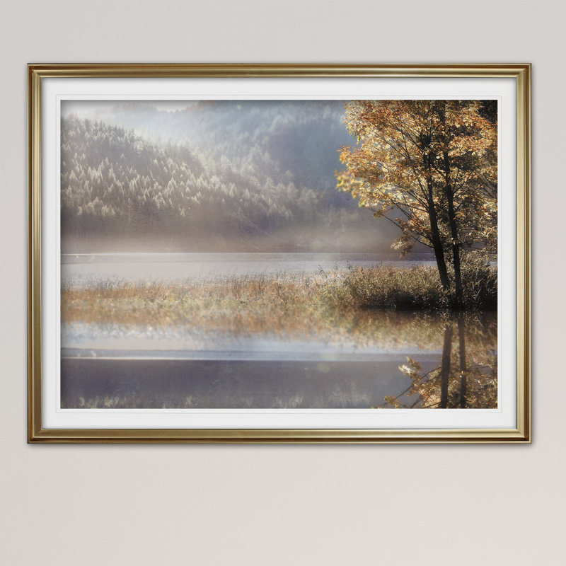 Whispers - Reproduction de cadre photo, Or, H 24 po x l 32 po x P 1,5 po