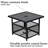 Outdoor Patio Side Table Square Outdoor Side Table Yes , 21.5 " W 21.5 " D-1616835354