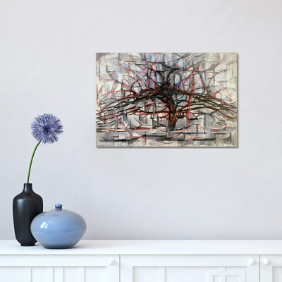 Tree, 1911 by Piet Mondrian - Wrapped Canvas Print