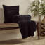Cosy Ribbed Faux Fur Blanket Throw-90570533