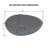 CASAINC Maple 15.35'' Concrete Oval Bathroom Sink-86669221