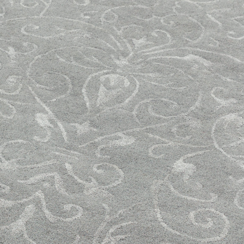 Detrick Damask Area Rug, Rectangle 120 x 170cm