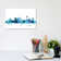 San Antonio, Texas Skyline by Michael Tompsett - Wrapped Canvas Gallery-Wrapped Canvas Giclée