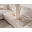 Canapé convertible combiné, tissu velours côtelé, canapé-lit moelleux moderne-959517120