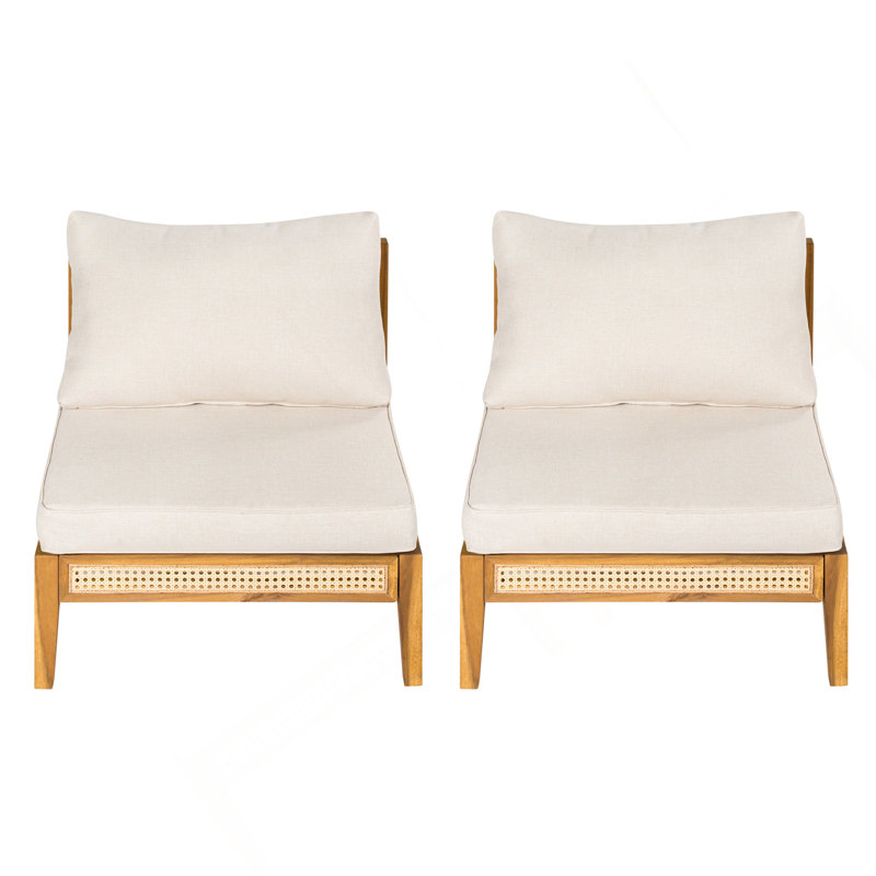 Chaise sans accoudoirs Kirkby, ensemble de 2