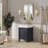 Leon 24'' Single Bathroom Vanity with Engineered Marble Top-736742428-728743776-736742424