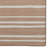 Kivett Striped Tan and Cream Indoor Outdoor Machine Washable Area Rug-677900332