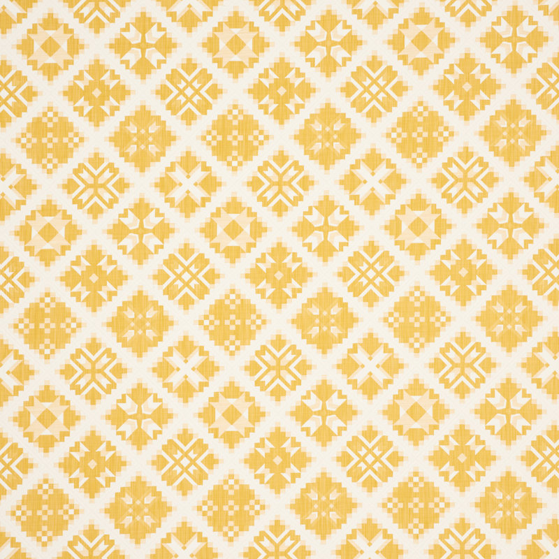 Tristan Cotton Blend Fabric, Yellow