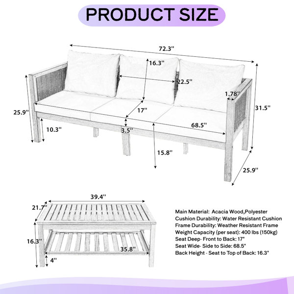 Dimensions du produit