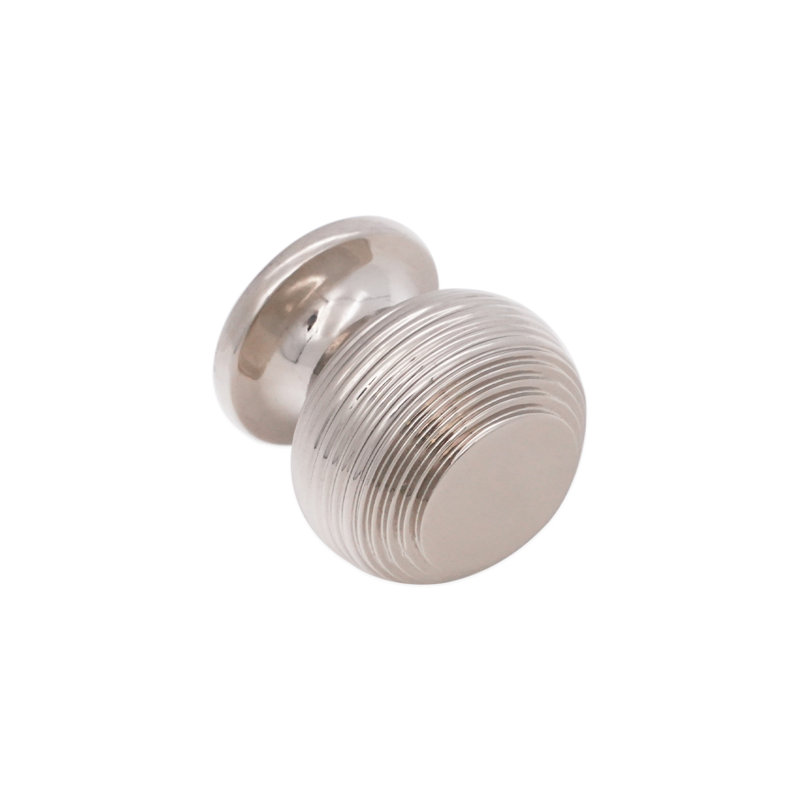 Beehive 30mm Diameter Mushroom Knob, Polished Nickel