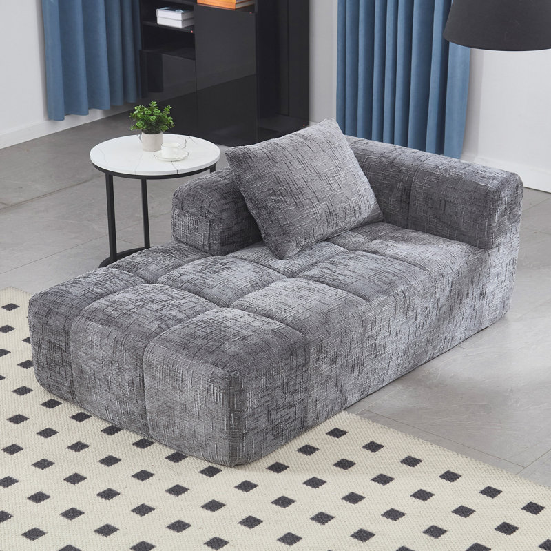 Canapé en chenille, canapé-lit modulaire minimaliste pour salon, salon et chambre à coucher